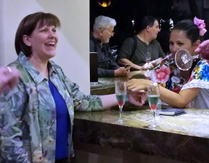 Welcome champagne - how rough is this?